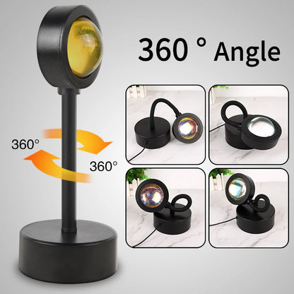 USB Powered Sunset Projector Lamp