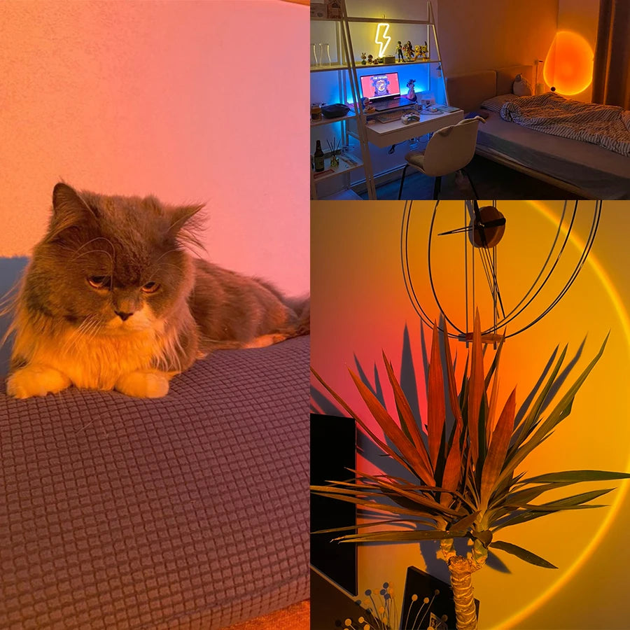 USB Powered Sunset Projector Lamp
