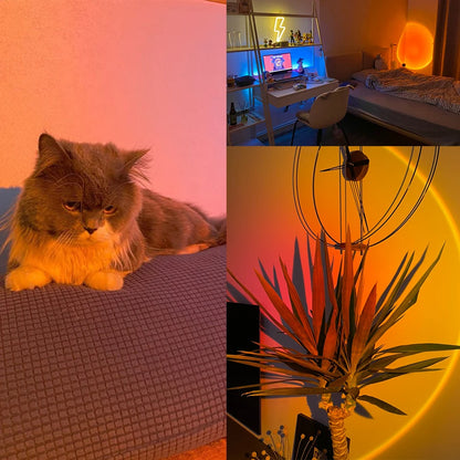 USB Powered Sunset Projector Lamp