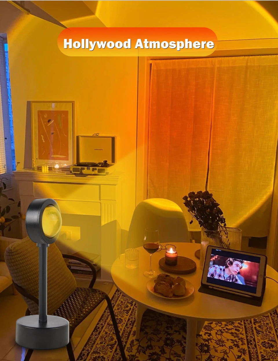 USB Powered Sunset Projector Lamp