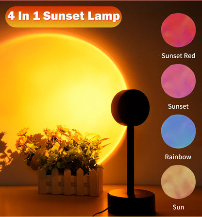 USB Powered Sunset Projector Lamp