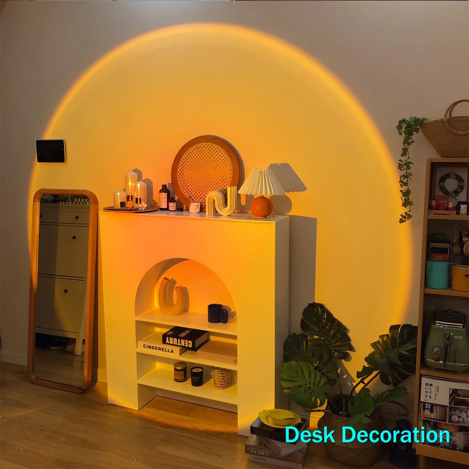 USB Powered Sunset Projector Lamp