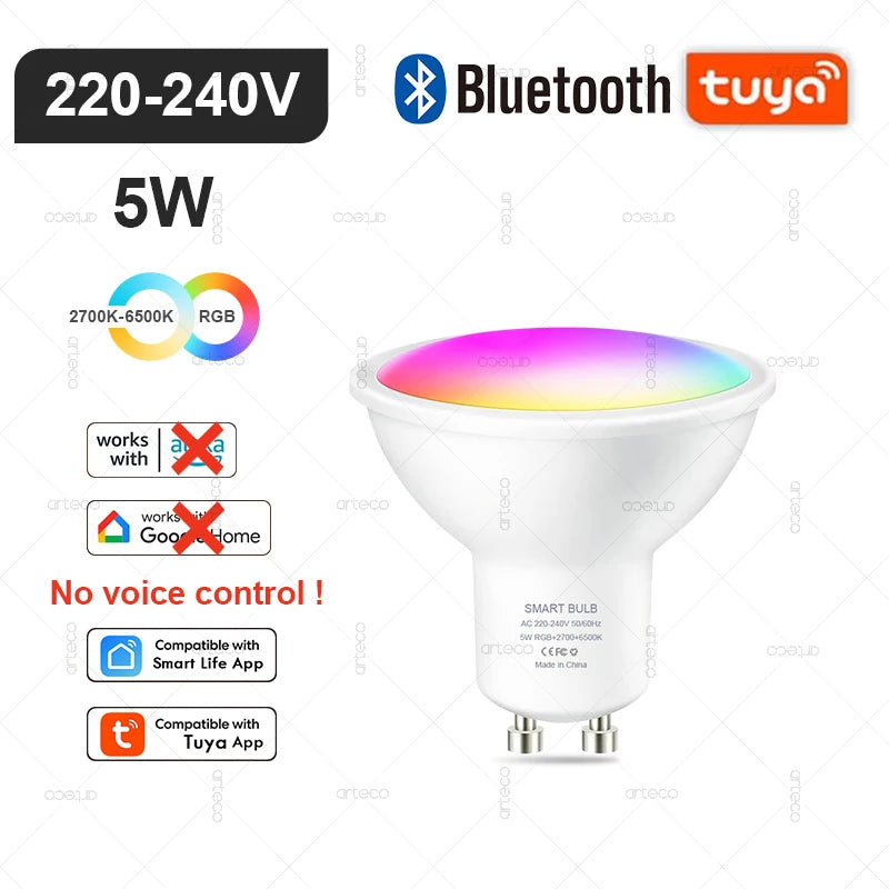 Wireless Smart Bluetooth LED Light Bulbs