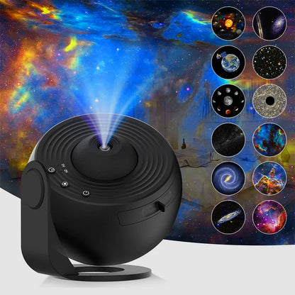 360° Rotation Galaxy Night Light Projector