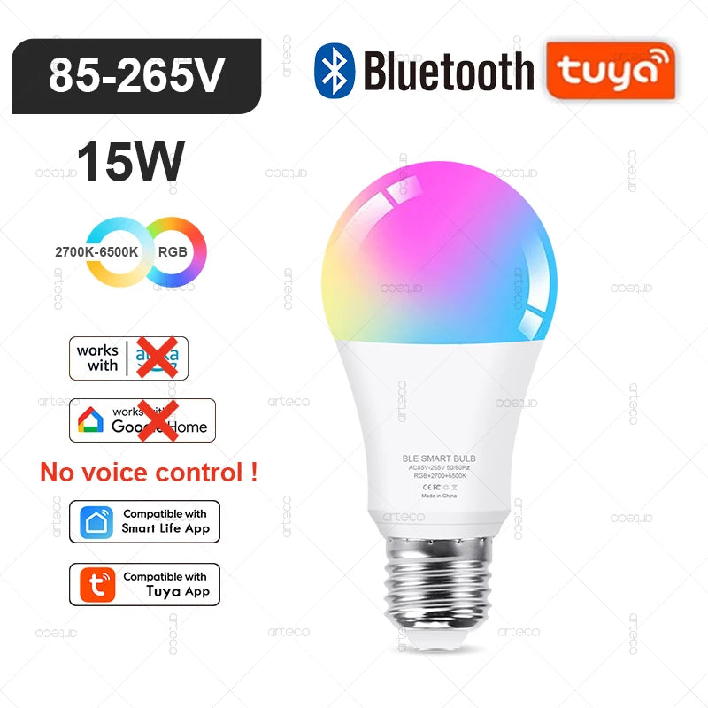 Wireless Smart Bluetooth LED Light Bulbs