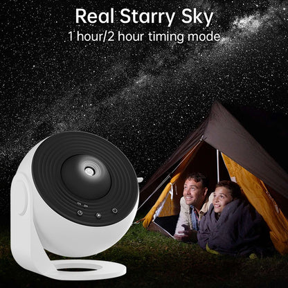360° Rotation Galaxy Night Light Projector