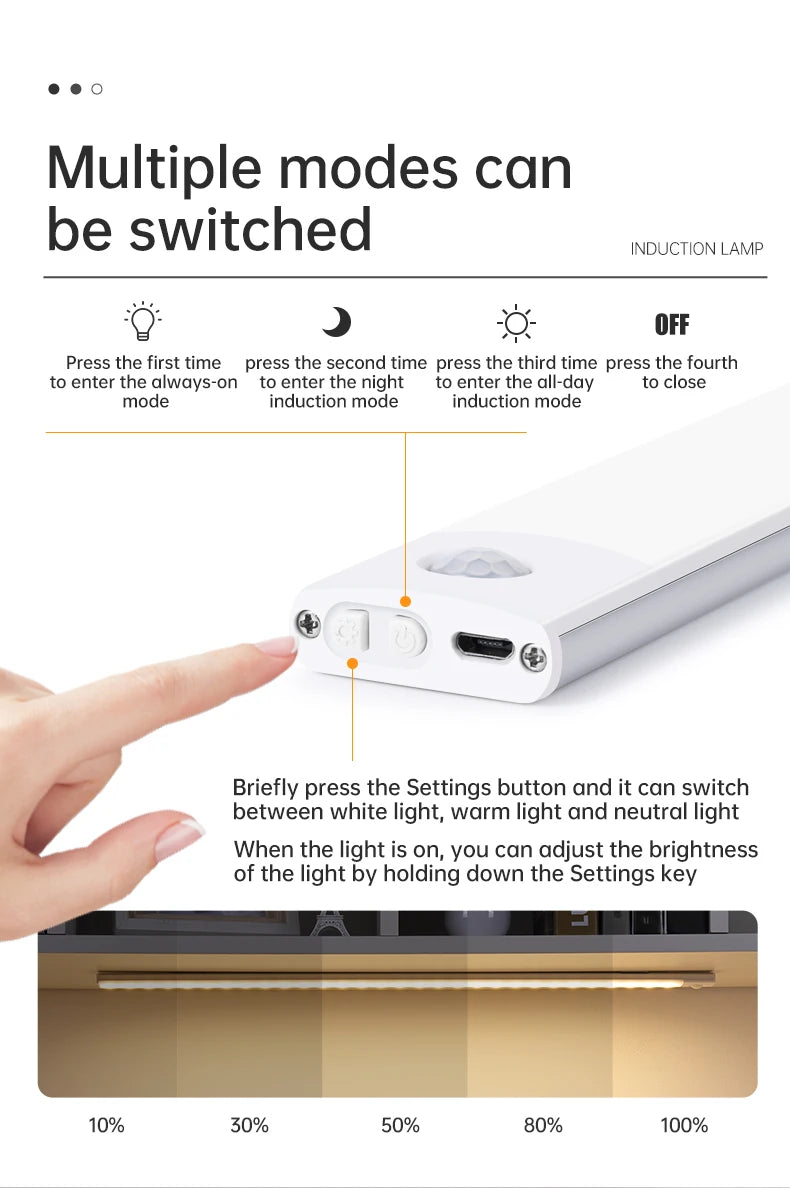 Motion Sensored LED Cabinet Lights
