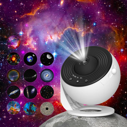 360° Rotation Galaxy Night Light Projector