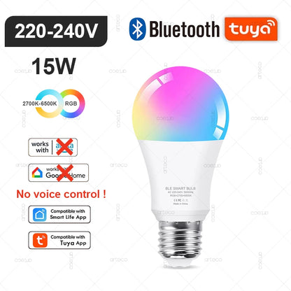 Wireless Bluetooth LED Smart Light Bulbs