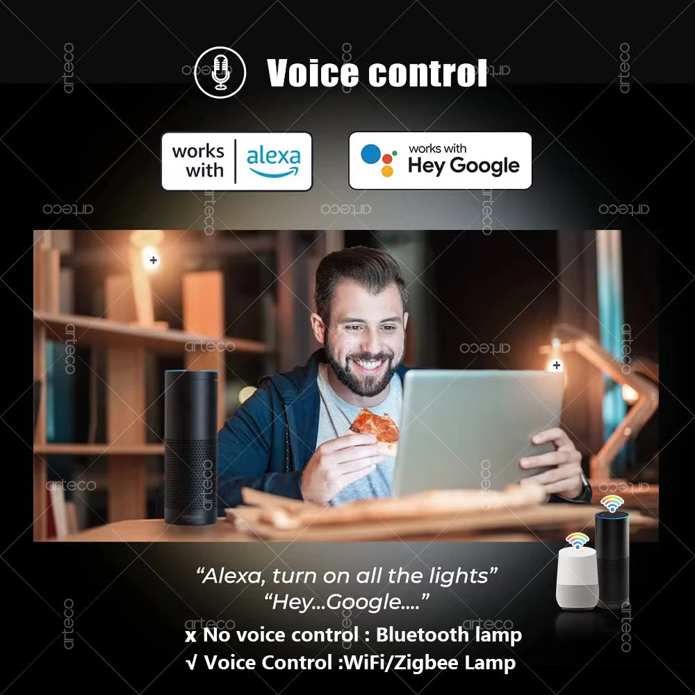 Wireless Bluetooth LED Smart Light Bulbs